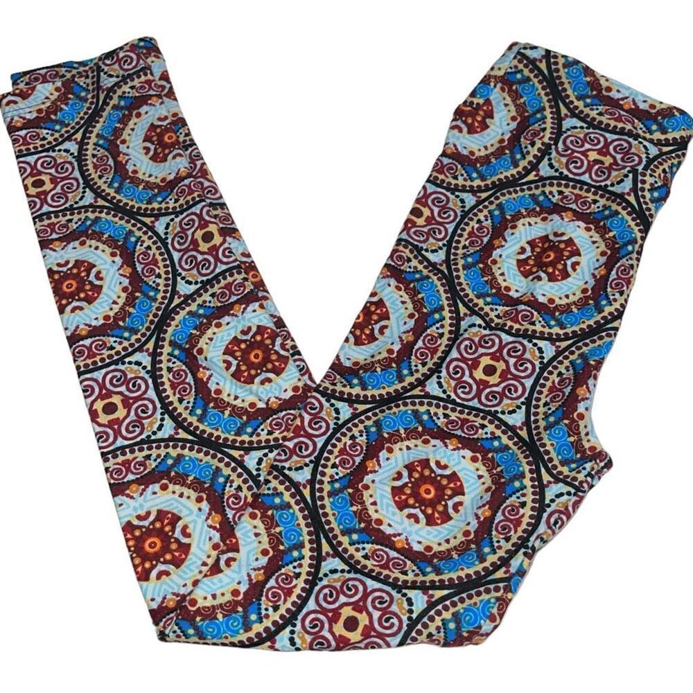 LulaRoe Kaleidoscope Pattern‎ Leggings - Kids Size L/XL